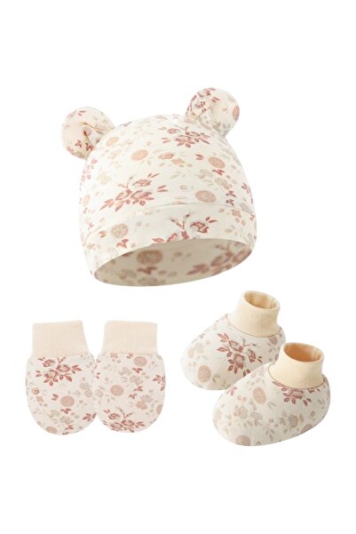Bambimici – Cozy Bundle Baby Hat, Mittens & Socks Set - Multicolor - 0M to 6M