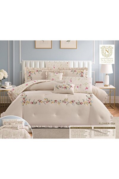 Barigo Nefren *Flowerflower Luxury Embroidered Tablecloth Set 8 Pieces