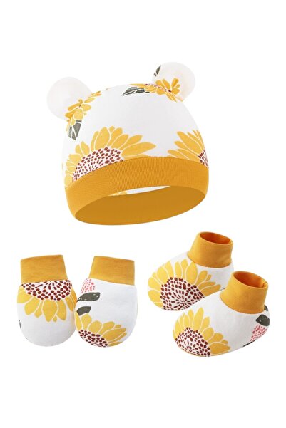 Bambimici – Cozy Bundle Baby Hat, Mittens & Socks Set - Multicolor - 0M to 6M