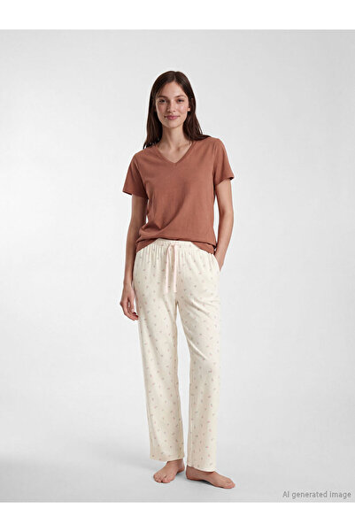 LC Waikiki Floral Women's Pajama Bottom with Waist Cord by Uzg Store for Styl...