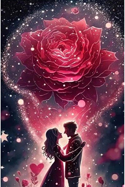 DUCK HOBY 65x50 Boncuklu Taş İşleme Mozaik Elmas Goblen Tablo Resim Boncuk Pu...