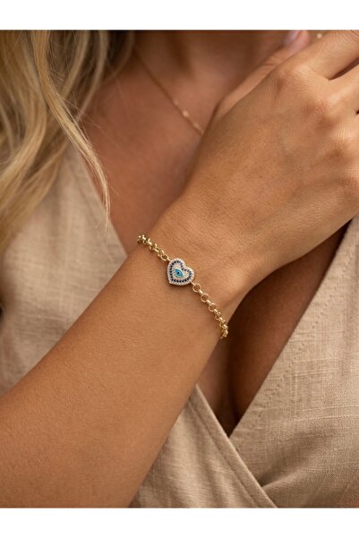 İNN JEWELLERY سوار فولاذي غير مشوه ومضاد للحساسية على شكل قلب (ضمان المستورد ...