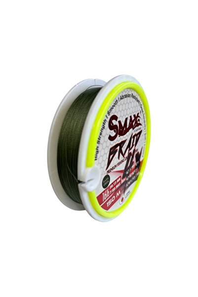 Smax Braid Line X4 0.10mm 150m, 5kg, Spinning and Carp, with Integrated Cutti...