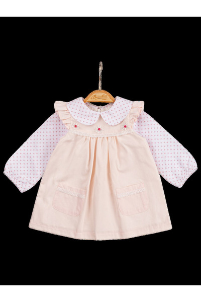 The-kid.co BLOOMING AFTER RAIN GIRLS DRESS - PINK