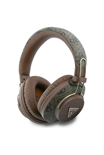 Guess Căști wireless on-ear cu logo triunghiular ENC BT5.4 45h Maro