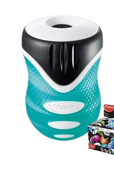 Maped Clean Tek Hole-Perforated Pencil Sharpener (Turquoise)