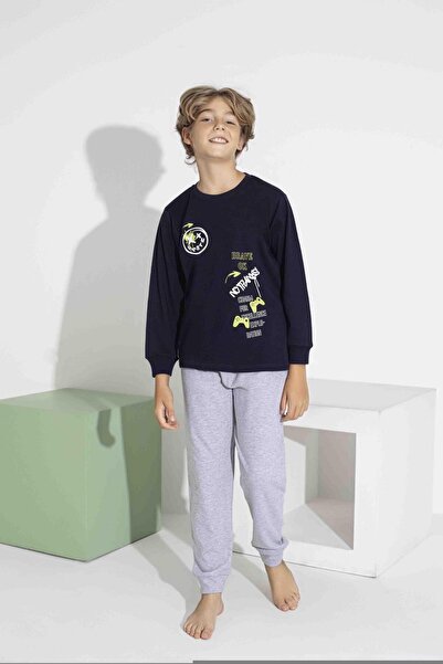Pijamax Σετ πιτζάμες για αγόρια με μακριά μανίκια, άνετη εφαρμογή 7419KA