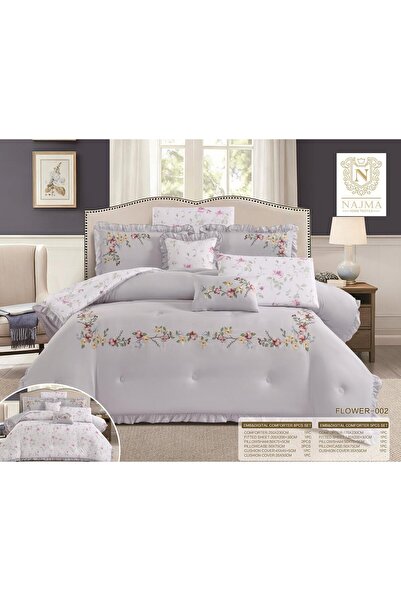 Barigo Nefren *Flowerflower Luxury Embroidered Tablecloth Set 8 Pieces