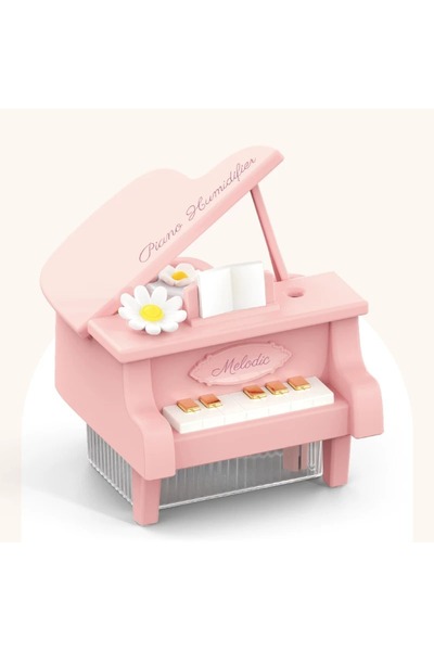 Bakmakistersen Mini Piyano Hava Nemlendirici – LED Işıklı Sessiz Buhar Makine...