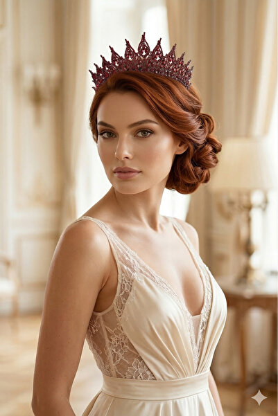 Limelia تاج العروس من حجر الكريستال، إكسسوار شعر لحفلات الزفاف، تصميم أنيق