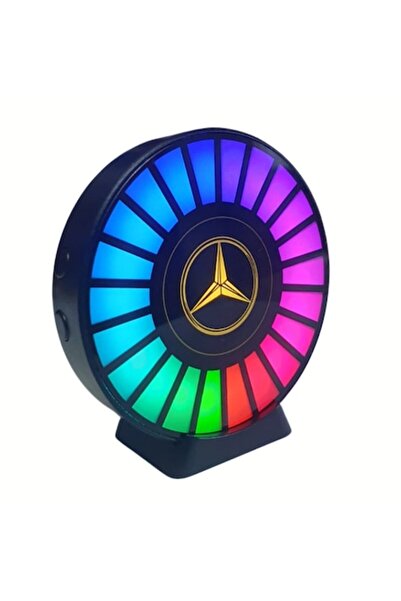 Everblue Car Air Freshener with RGB LED Lights, Mercedes logo