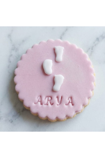 LUANA ANETA Şeker Hamurlu Butik Kurabiye İlk Adım Yeni doğan İçin Kurabiye 22...