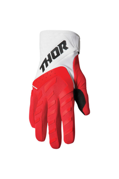 THOR Manusi atv/cross Spectrum, culoare rosu/alb, marime XS