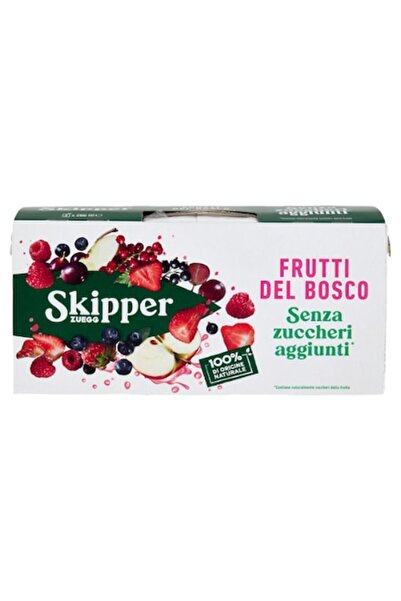 Skipper Suc de fructe de pădure fără zahăr adăugat, Skipper, 3x200ml