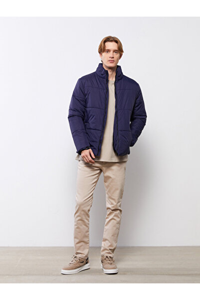 LC Waikiki Standard Fit Funnel Neck Men's Puffer Coat