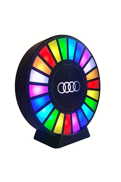 Everblue Car Air Freshener with RGB LED Lights, Audi logo