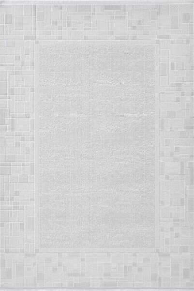 GÜMÜŞSUYU Viera 18837 Dikdörtgen Akrilik Makine Halısı 200X290 - Krem