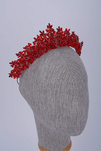 Limelia Κρυστάλλινη στέμμα με χάντρες για γάμο και χέννα, στέμμα κοστουμιών ν...