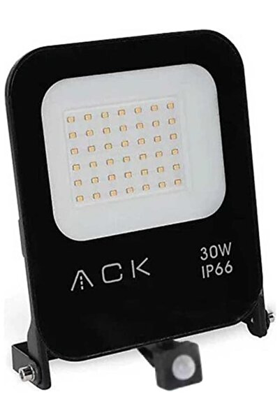 ACK Sensörlü LED Projektör 30 Watt 6500k Beyaz Işık AT62-23032