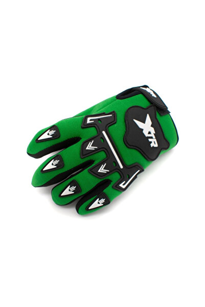 XTR Manusi enduro/atv/cross X1 Junior, culoare verde, marime YS