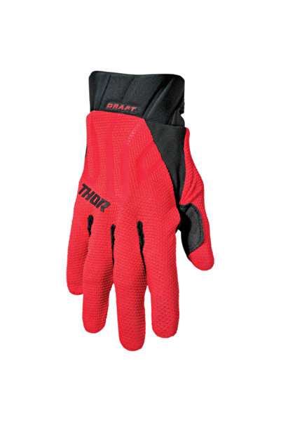 THOR Manusi atv/cross Draft, culoare rosu/negru, marime S