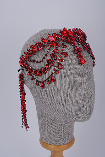 Hayalperest boncuk إكسسوار رأس العروس بتصميم خاص من حجر الكريستال وتصميم تاج ...