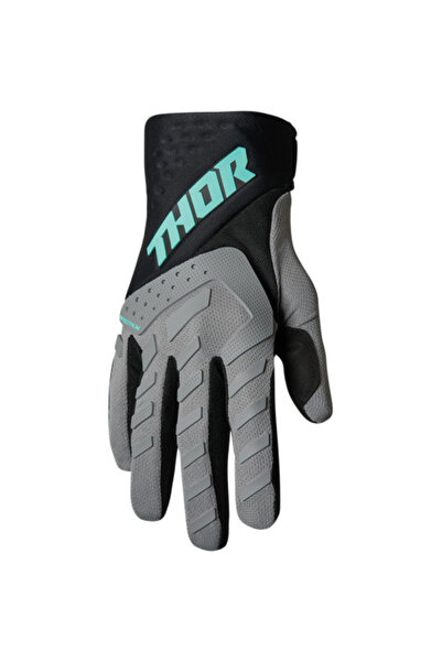 THOR Manusi copii atv/cross Spectrum, culoare negru/gri, marime S