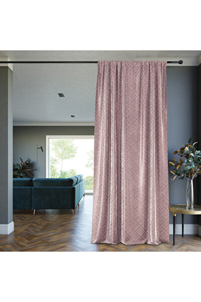 Amelia Home Draperie blackout cu rejansa stil glamour, Caspe, densitate 230 g...