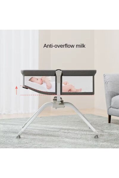 My Baby Baby Bedside Crib Baby Bassinet Bed Convertible to Toddler Bed