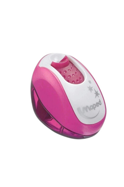 Maped Clean Tek Perforated Dual Color Pencil Sharpener (Pink-White)