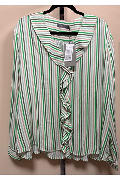 b.young Pastel Mint Blouse