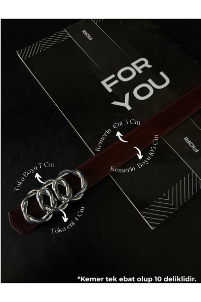 Fiori Women's Trouser Belt, Jacket Belt, Dress Belt, Shirt Belt with United R...