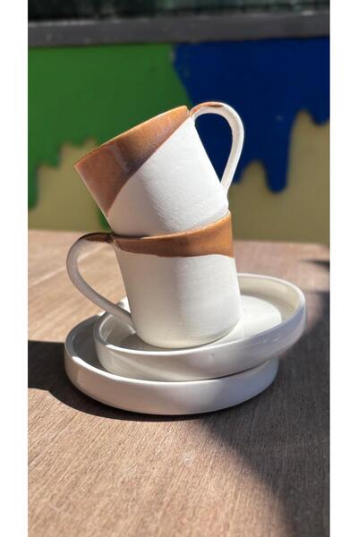 Tam Seramik Stoneware Coffee Cup Set of 2