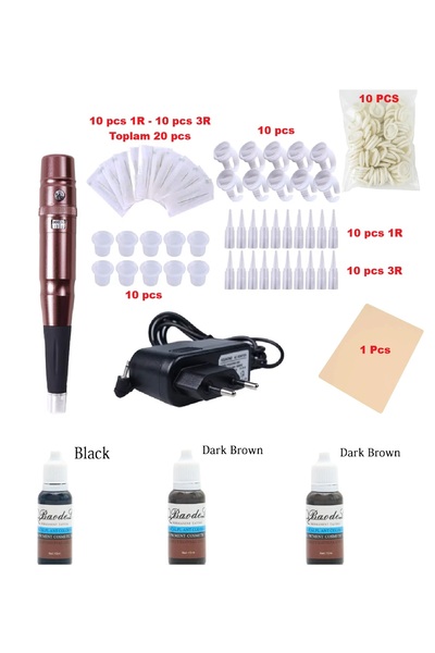 76 PCS SET microblading kalıcı makyaj makinesi microblading cihazı kalıcı makyaj makinesi
