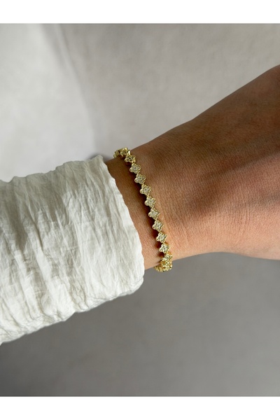 venti design Mini Zircon Flower Women's Bracelet