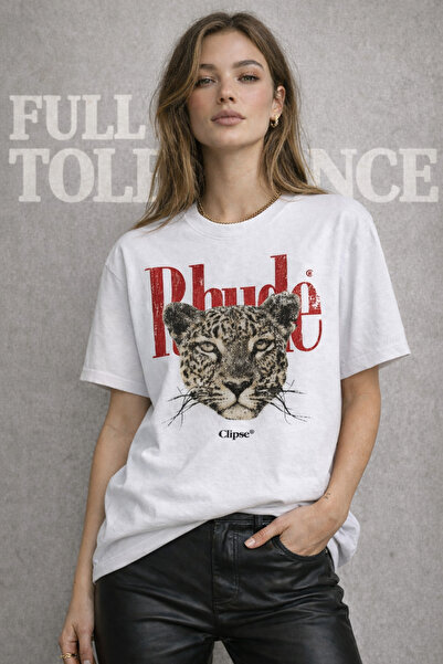 FULL TOLERANCE Γυναικείο T-SHIRT Rhude Çıta με στάμπα LEOPARD