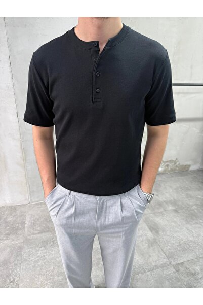 DIFRANSEL JEANS Ανδρικό μπλουζάκι με κοντό μανίκι, στενή εφαρμογή, με κουμπιά...