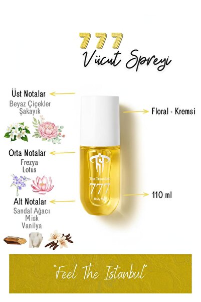 The Istanbul 777 Vücut Spreyi 110 ml