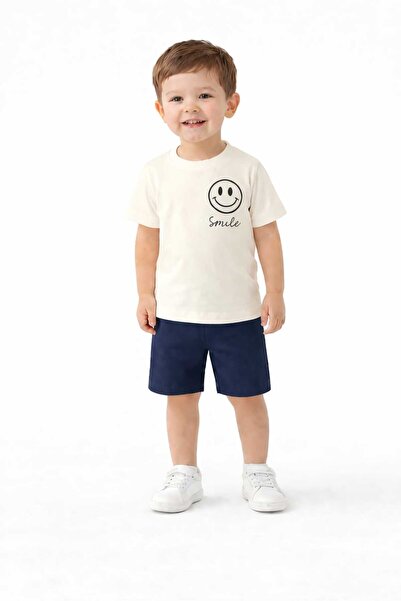 umudum bebis طقم شورت صيفي للأولاد من SMILE