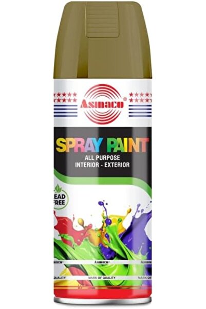 Asmaco بخاخ طلاء - ذهبي - 400 مل - مجموعة من 01 قطعة