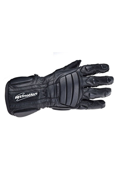 İnmotion Leather motorcycle gloves, long, cold resistant, size L, black color