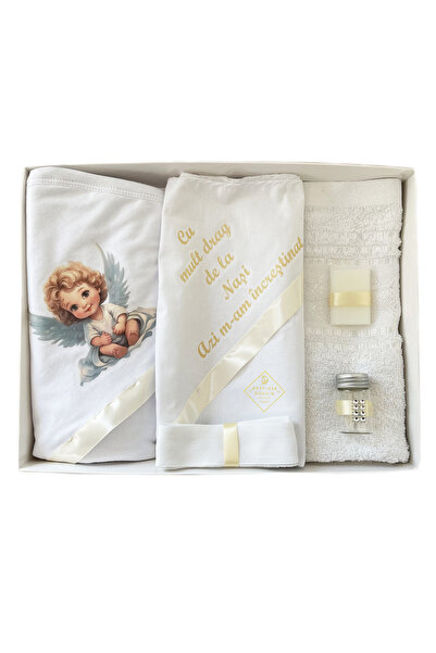 Gardinea Domain Trusou ingeras realist botez Gardinea Domain® 6 piese, in cut...