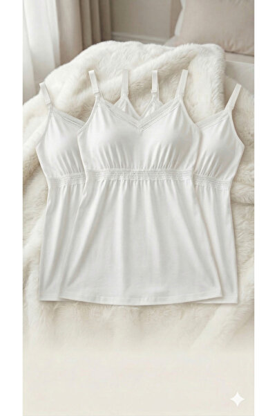 Dagi Βαμβακερό εσώρουχο εγκυμοσύνης και θηλασμού - Σετ 3 τεμαχίων λευκά εσώρο...