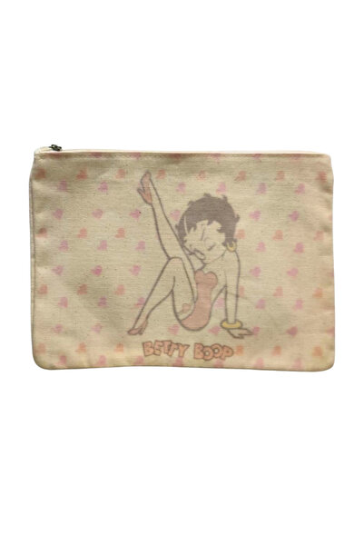 Malinka Patterned Large Size Canvas Makeup Bijouterie Multi-Purpose Organizer...