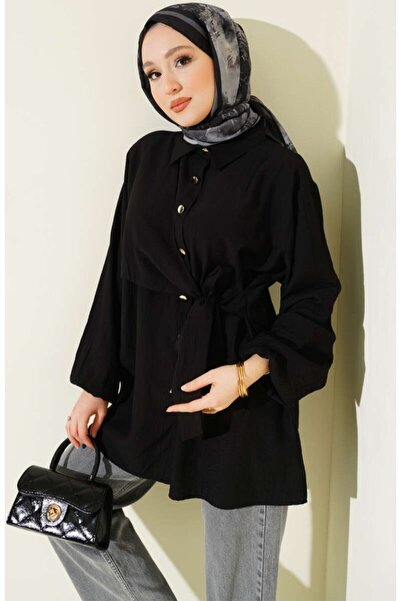 MODA VEDAT Women's Strawberry Fabric Side-Tie Shirt -0430