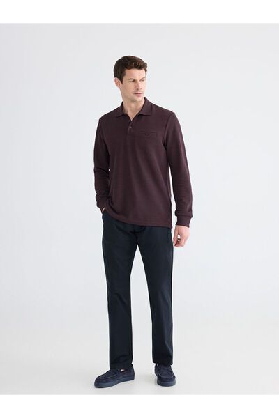 LC Waikiki Navy Blue Standard Fit Men's Chino Trousers