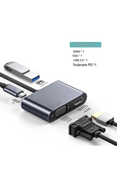 OEM HDMI VGA USB-A USB-C Thunderbolt V3 to USB-C Converter Adapter