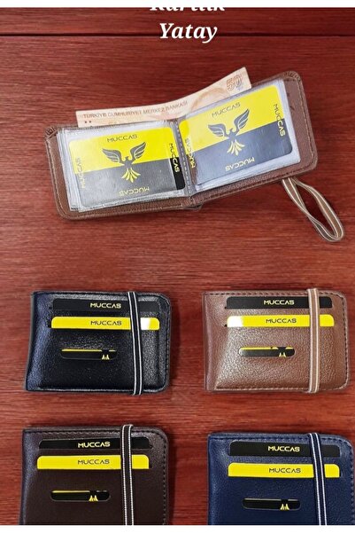 ATKGİYİM Reflect Your Style: Muccas Elastic and Snap-Fastener Wallet with Col...