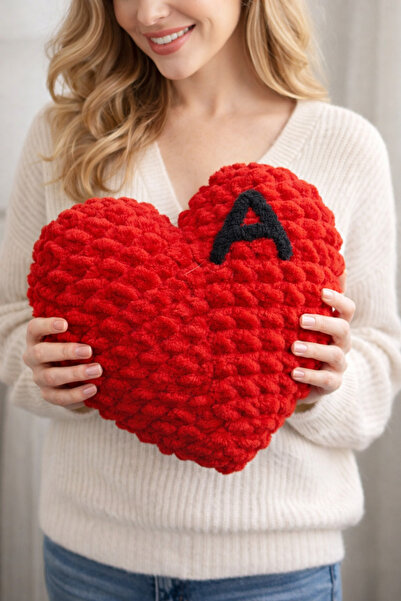 moonaja Yumoş Μαξιλάρι Καρδιάς 35X35 εκ. Δώρο Φουσκωτό Μαξιλάρι Καρδιάς