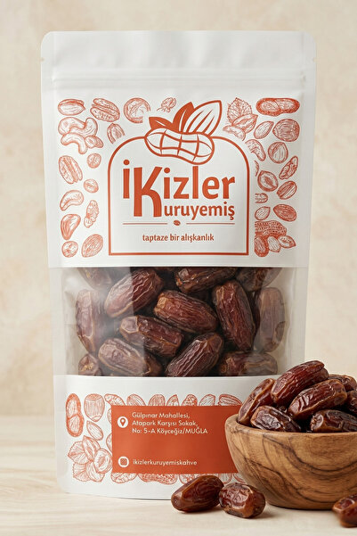 İkizler Kuruyemiş Kudüs Hurması (Medjool) 250 gr | Jumbo Boy, Doğal, Katkısız...